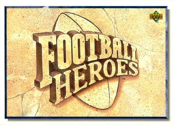 1992 Upper Deck - Football Heroes: Walter Payton #NNO Header Card Front