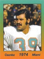 1997 Lone Star Printing Co. '74 Miami Dolphins #NNO Larry Csonka Front