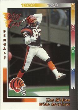 1992 Wild Card #189 Tim McGee Front