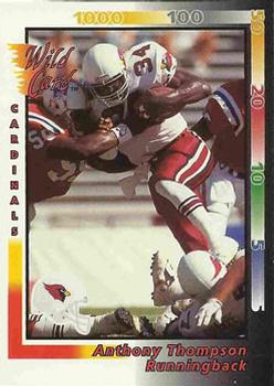 1992 Wild Card #40 Anthony Thompson Front