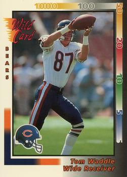 1992 Wild Card #262 Tom Waddle Front