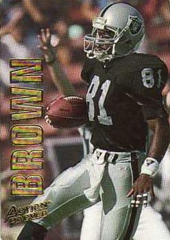 1993 Action Packed #101 Tim Brown Front