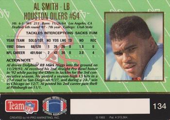 1993 Action Packed #134 Al Smith Back
