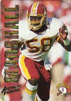 1993 Action Packed #162 Wilber Marshall Front