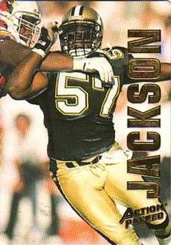 1993 Action Packed #66 Rickey Jackson Front