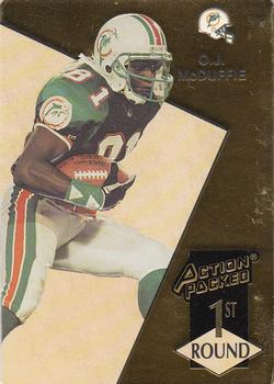 1993 Action Packed #186 O.J. McDuffie Front