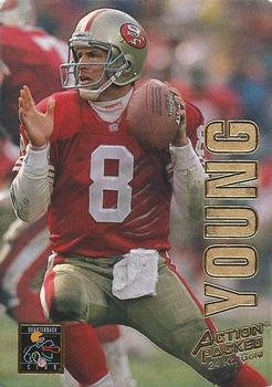 1993 Action Packed - 24K Gold #18G Steve Young Front