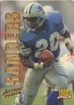 1993 Action Packed - 24K Gold #37G Barry Sanders Front