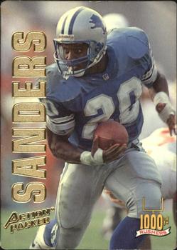 1993 Action Packed - 1000 Yd Rushers #RB7 Barry Sanders Front
