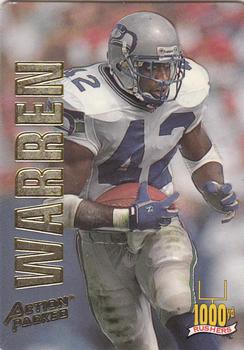 1993 Action Packed - 1000 Yd Rushers #RB10 Chris Warren Front