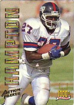 1993 Action Packed - 1000 Yd Rushers #RB6 Rodney Hampton Front