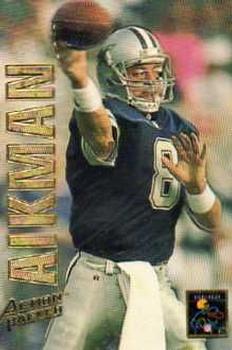 1993 Action Packed - Quarterback Club #QB1 Troy Aikman Front