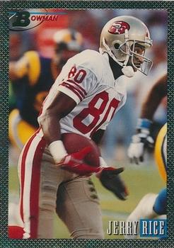 1993 Bowman #340 Jerry Rice Front