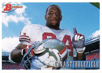 1993 Bowman #3 Dana Stubblefield Front