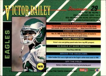 1993 Bowman #29 Victor Bailey Back