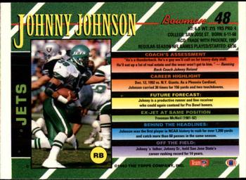1993 Bowman #48 Johnny Johnson Back