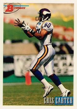 1993 Bowman #68 Cris Carter Front