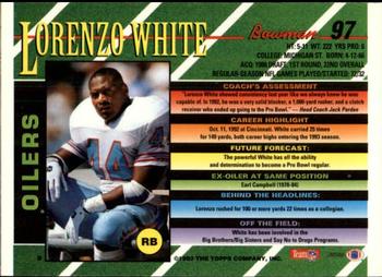 1993 Bowman #97 Lorenzo White Back