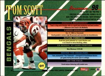 1993 Bowman #98 Tom Scott Back