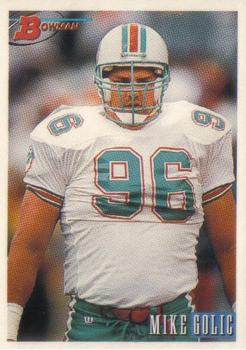 1993 Bowman #213 Mike Golic Front