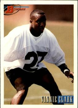 1993 Bowman #353 Vinnie Clark Front