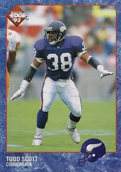 1993 Collector's Edge #124 Todd Scott Front