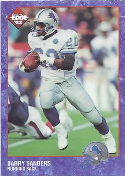 1993 Collector's Edge #64 Barry Sanders Front