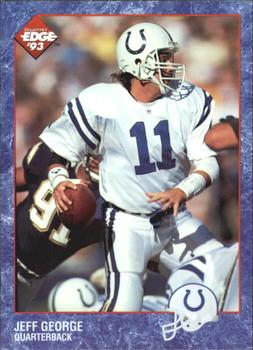 1993 Collector's Edge #94 Jeff George Front