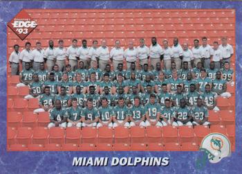1993 Collector's Edge #110 Miami Dolphins Front