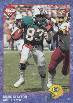 1993 Collector's Edge #114 Mark Clayton Front