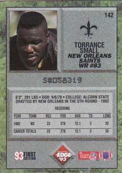 1993 Collector's Edge #142 Torrance Small Back
