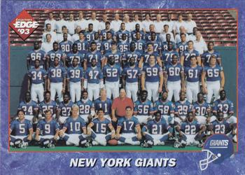 1993 Collector's Edge #145 New York Giants Front