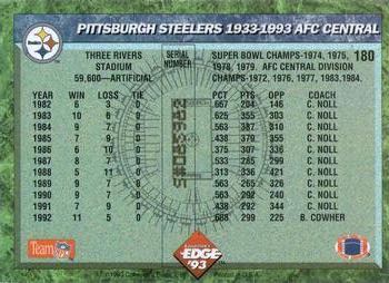 1993 Collector's Edge #180 Pittsburgh Steelers Back