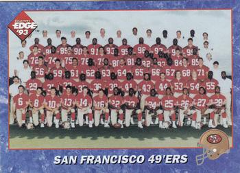 1993 Collector's Edge #222 San Francisco 49ers Front