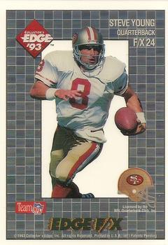 1993 Collector's Edge - Edge F/X #F/X24 Steve Young Front