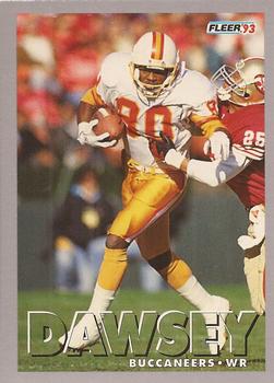 1993 Fleer #48 Lawrence Dawsey Front