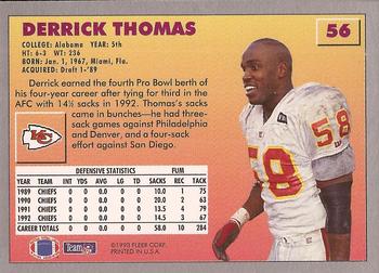 1993 Fleer #56 Derrick Thomas Back