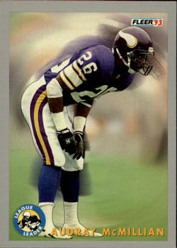 1993 Fleer #259 Audray McMillian Front