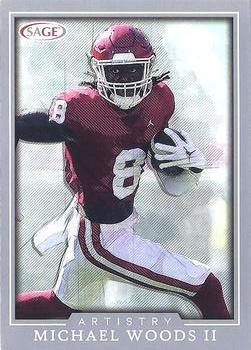2022 SAGE Artistry - Silver #76 Michael Woods II Front