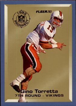 1993 Fleer - 1993 Prospects #25 Gino Torretta Front