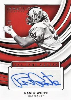 2022 Panini Immaculate Collection Collegiate - All-Time Greats Signatures #GS-RWH Randy White Front