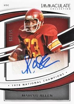 2022 Panini Immaculate Collection Collegiate - Immaculate Champions #IC-MAL Marcus Allen Front