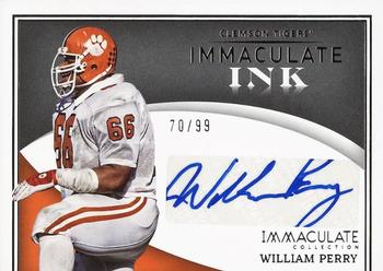 2022 Panini Immaculate Collection Collegiate - Immaculate Ink #IN-WPE William Perry Front