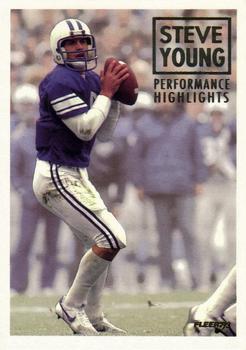 1993 Fleer - Steve Young: Performance Highlights #2 Steve Young Front