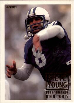 1993 Fleer - Steve Young: Performance Highlights #3 Steve Young Front