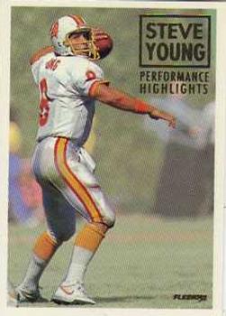 1993 Fleer - Steve Young: Performance Highlights #5 Steve Young Front