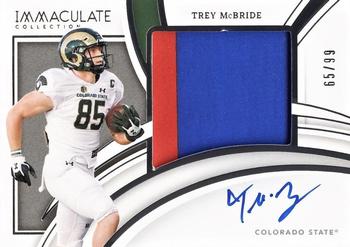 2022 Panini Immaculate Collection Collegiate - Premium Patches Rookie Autographs #PP33 Trey McBride Front