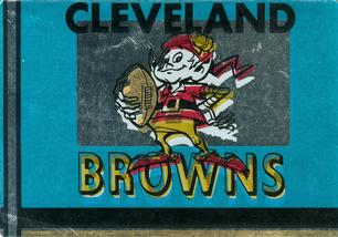 1960 Topps - Metallic Stickers #NNO Cleveland Browns Front