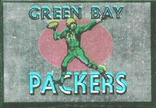 1960 Topps - Metallic Stickers #NNO Green Bay Packers Front