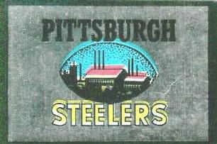 1960 Topps - Metallic Stickers #NNO Pittsburgh Steelers Front